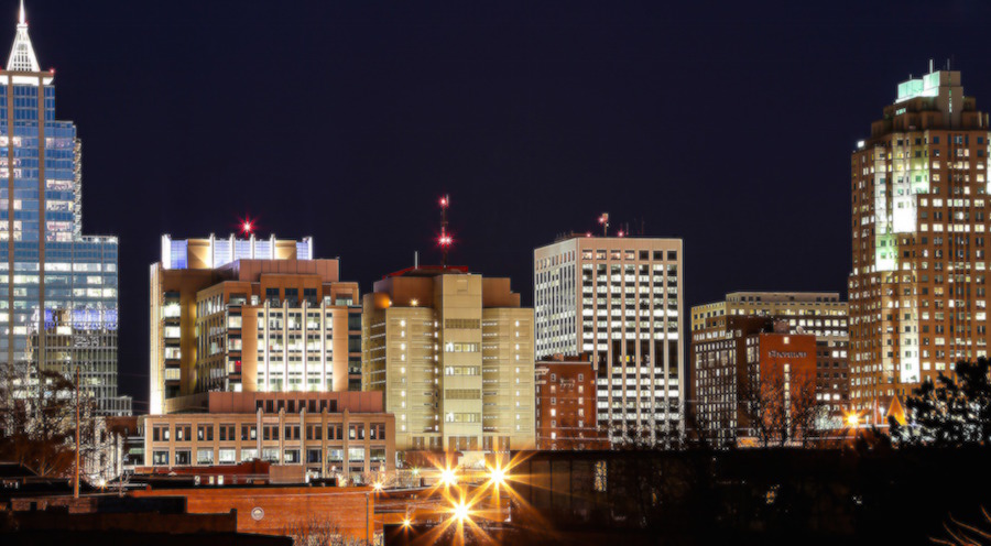 Living in Raleigh skyline.